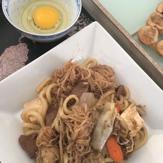 すき焼きうどん